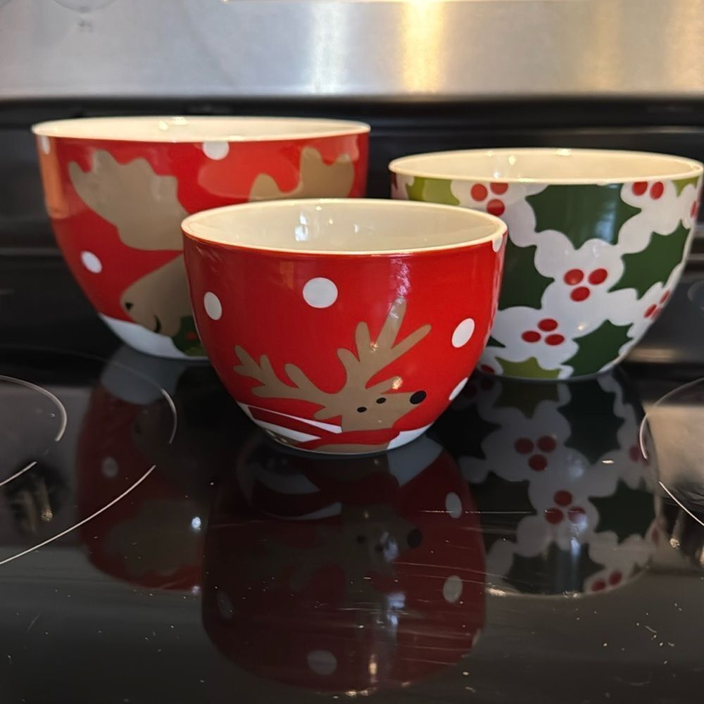 Crate&Barrel Ceramic Nesting Bowls